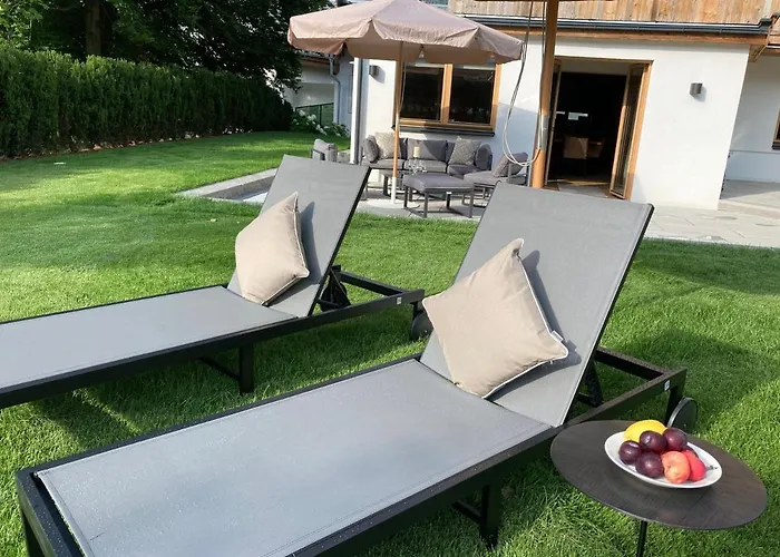 Apartmán Hahnenkamm Suite Central Luxury Ski-In Ski-Out With Spa, Parking & Fireplace Kitzbühel